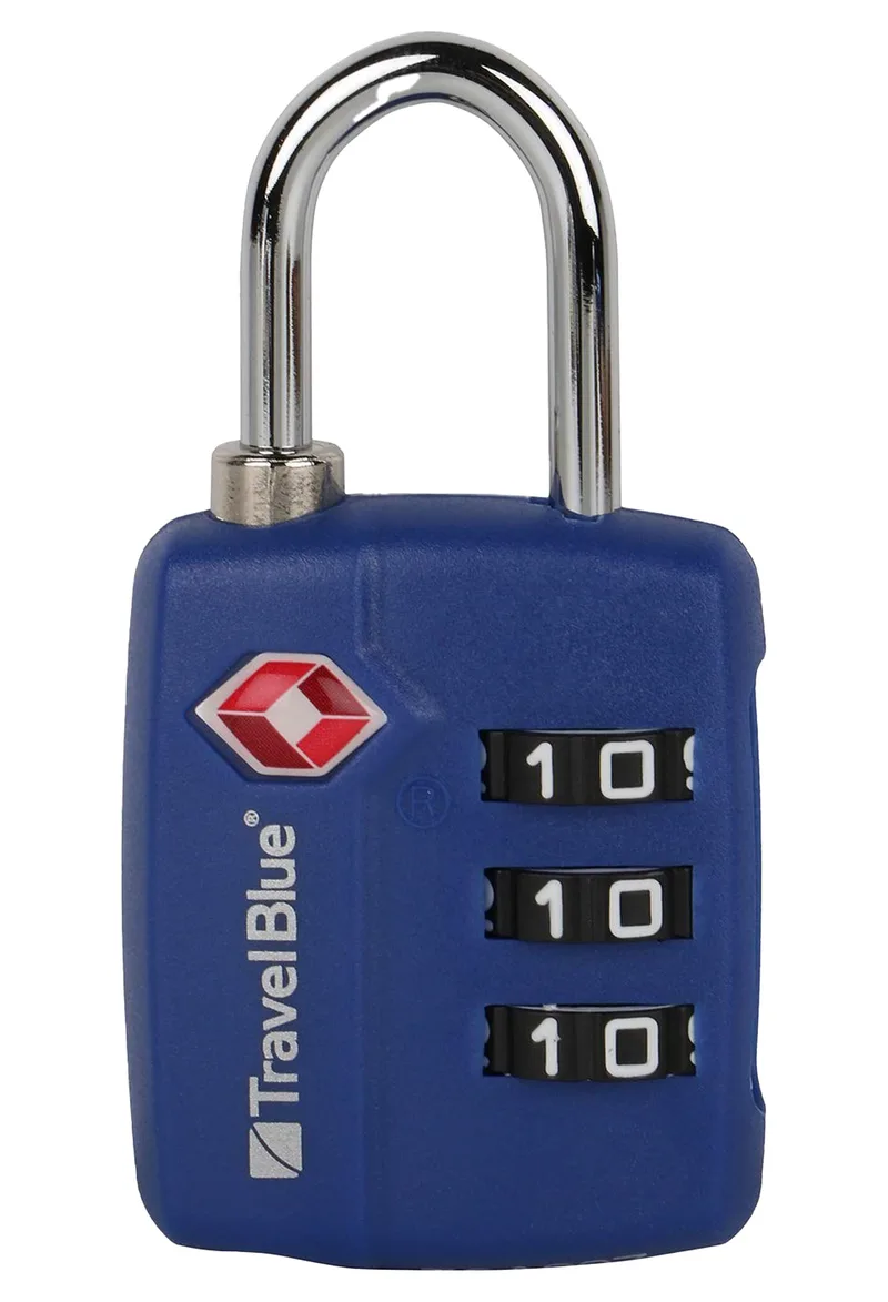 Λουκέτο Travel Blue Ασφαλείας Με Συνδυασμό TSA 036-BLUE