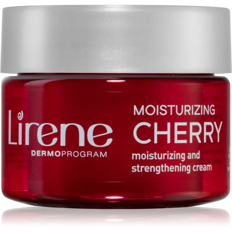 Lirene Hydration & Nourishment Moisturizing Cherry ελαφριά δροσιστική ενυδατική κρέμα με κεράσι και λεμόνι 50 ml