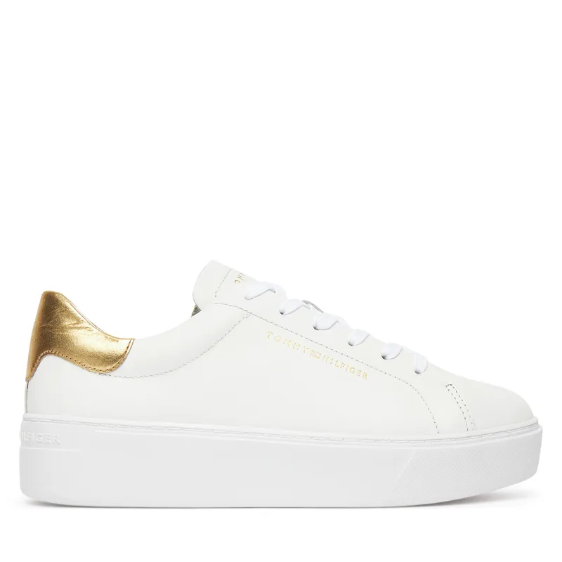Αθλητικά Tommy Hilfiger Essential Platform Court Sneaker FW0FW08756 Λευκό