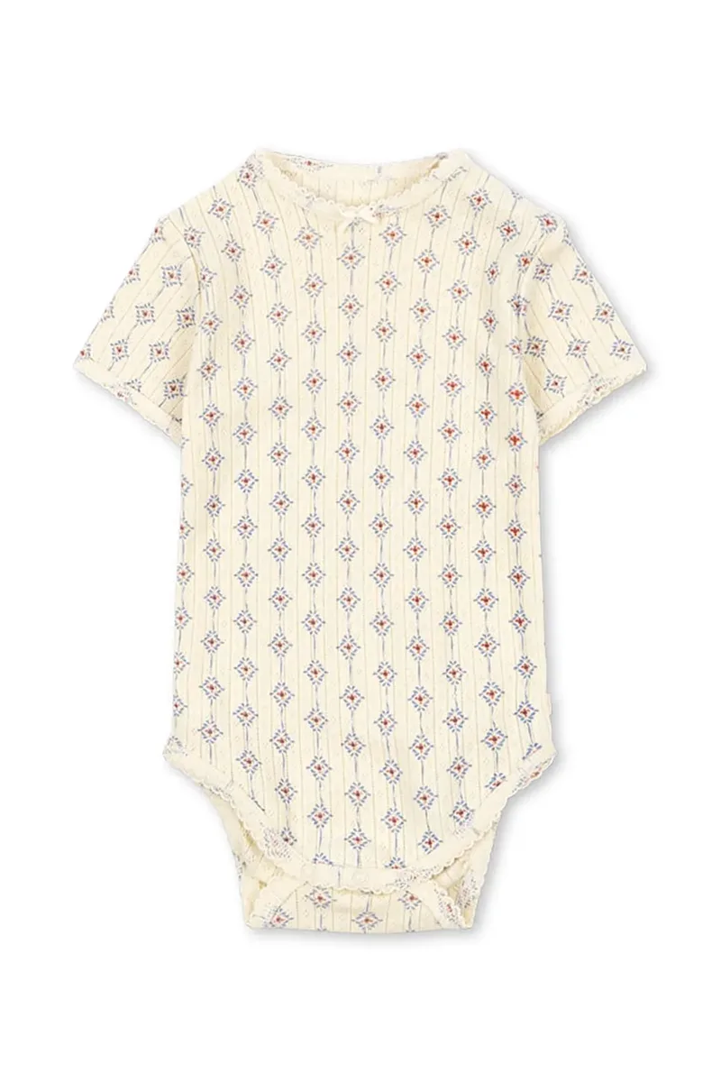 Konges Sløjd κορμάκι βρεφικό βαμβακερό MINNIE SS BODY GOTS