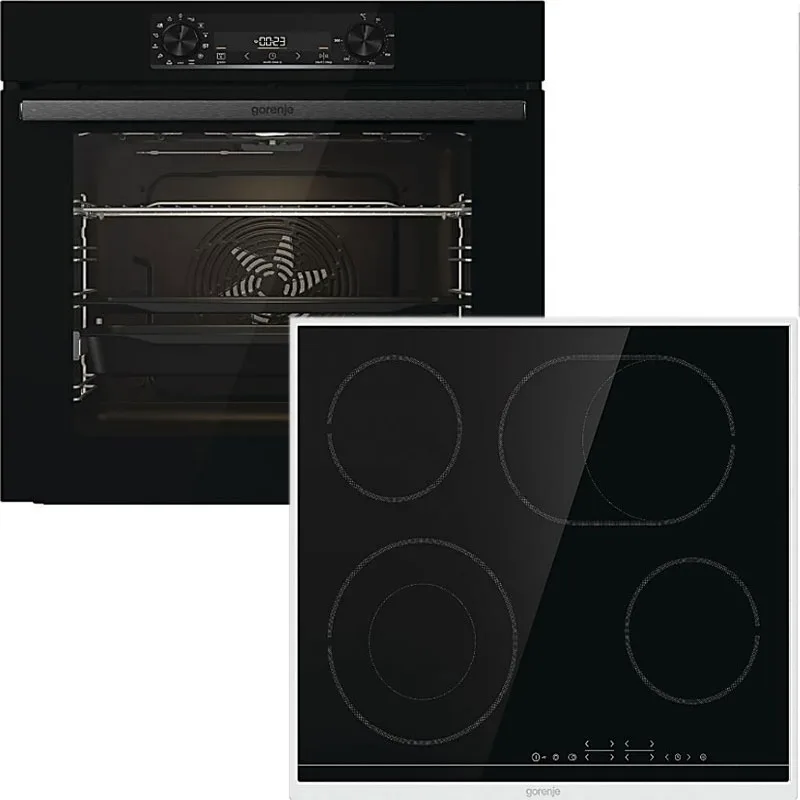 ΣΕΤ ΦΟΥΡΝΟΣ + ΕΣΤΙΑ BLACK STEAM (BOS6737E06BG + ECT43X) - 738885