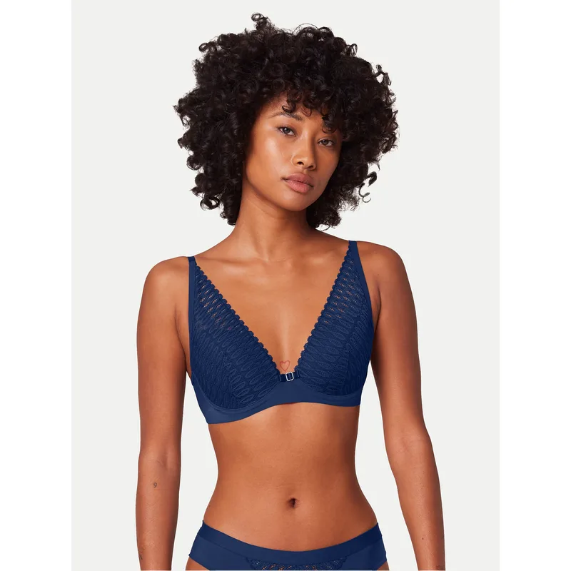 Triumph Σουτιέν Bralette Aura Spotlight 10216460 Μπλε