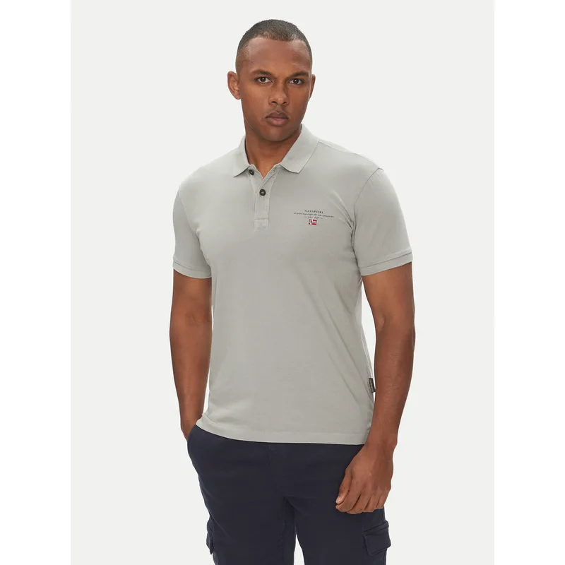Napapijri Polo Elbas NP0A4GB4 Γκρι Regular Fit