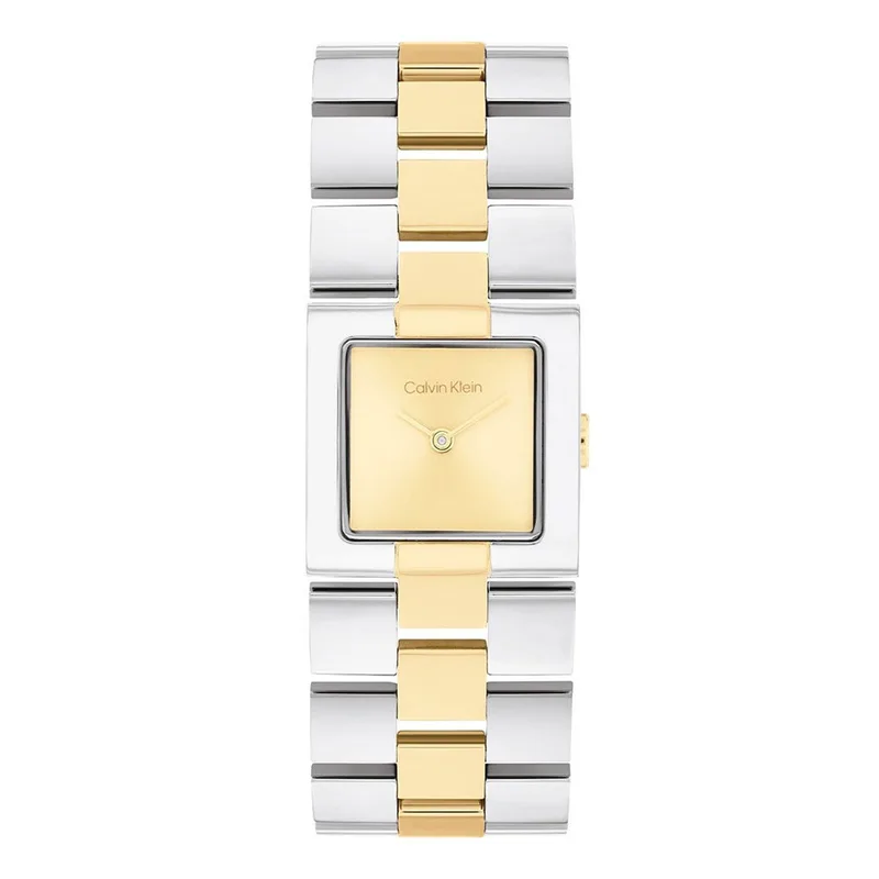 CALVIN KLEIN Meridian Two Tone Stainless Steel Bracelet 25100115