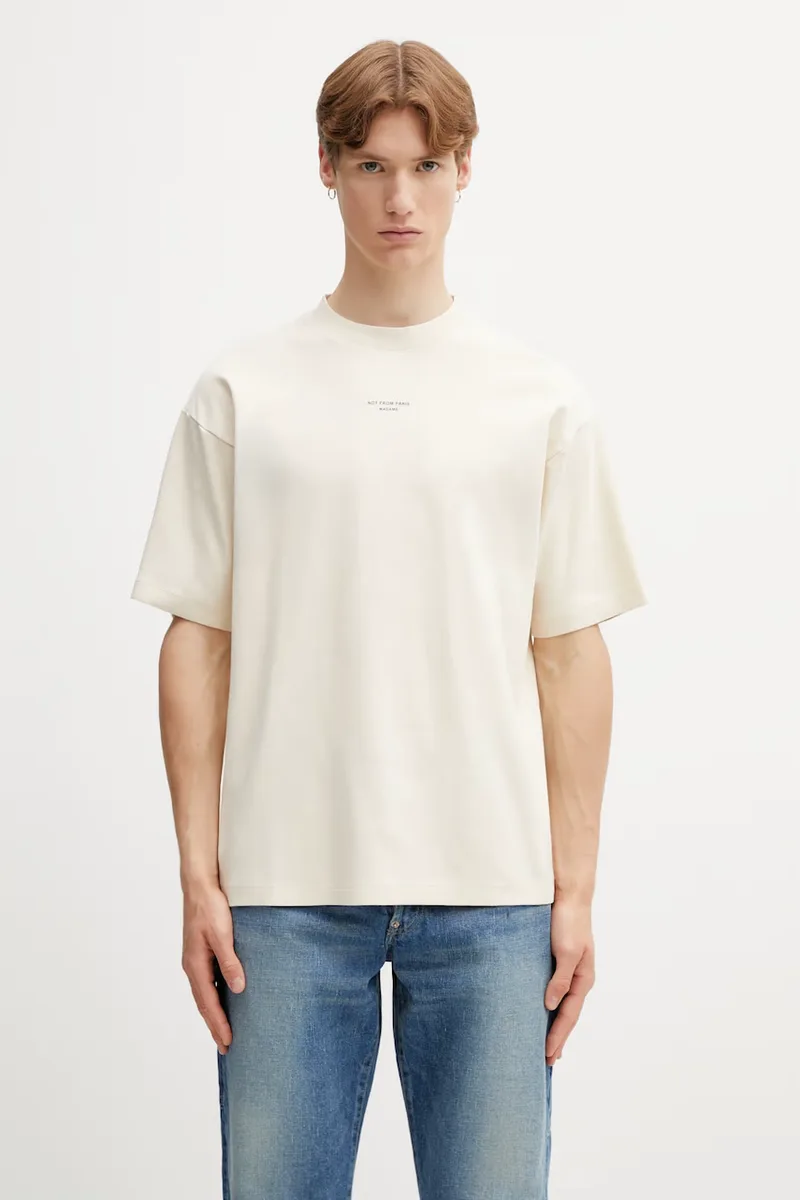 Drôle de Monsieur T-shirt ανδρικό βαμβακερό Le T-shirt Slogan Classique