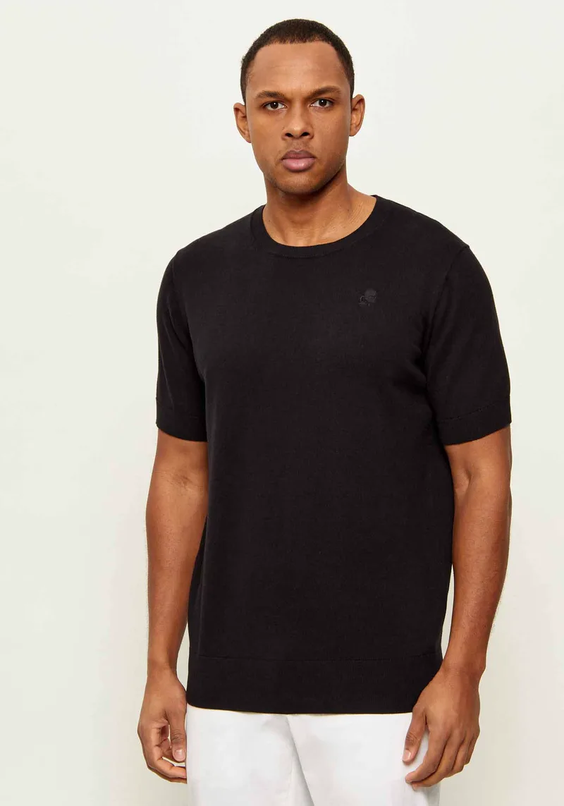 Karl Lagerfeld Μπλούζα της σειράς Knit - 655087 562398 990 Black