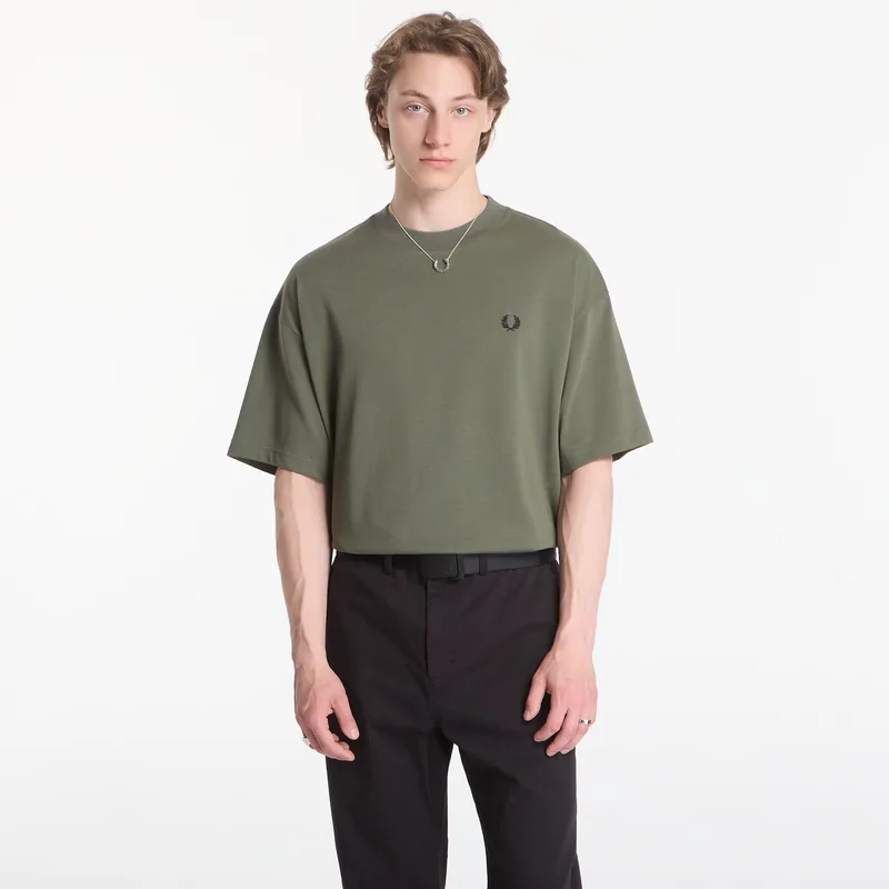 T-shirt Fred Perry Back Vertical Graphic T-Shirt Green XL