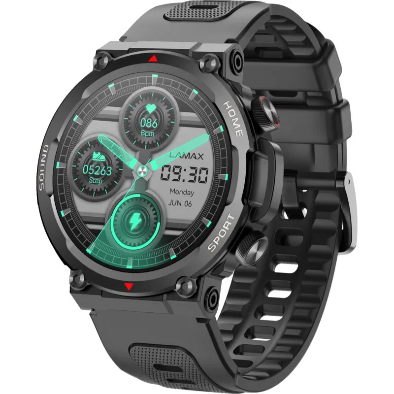 LAMAX Electronics Xplore Black έξυπνο ρολόι 1 τμχ