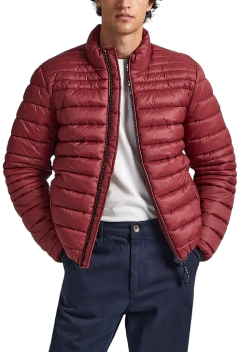 Μπουφάν Pepe Jeans Balle PM402864-299-BURGUNDY Ανδρικό