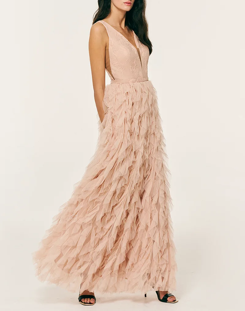 FOREL Φόρεμα 082.50.01.119-ΠΟΥΔΡΑ LightPink