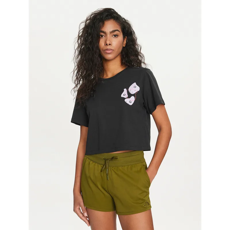 The North Face T-Shirt NF0A87FJ Μαύρο Regular Fit
