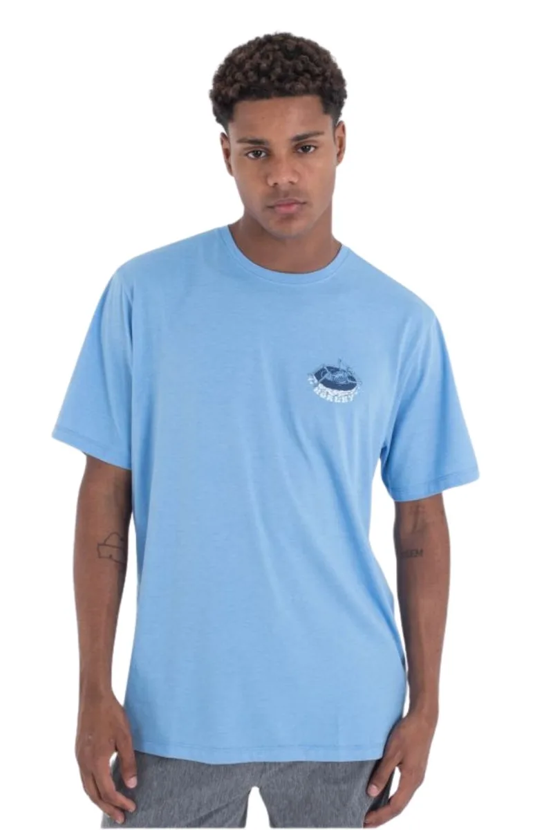 HURLEY T-Shirts FLOATIN SS - ΜΠΛΕ-MMTS02358-BLUE