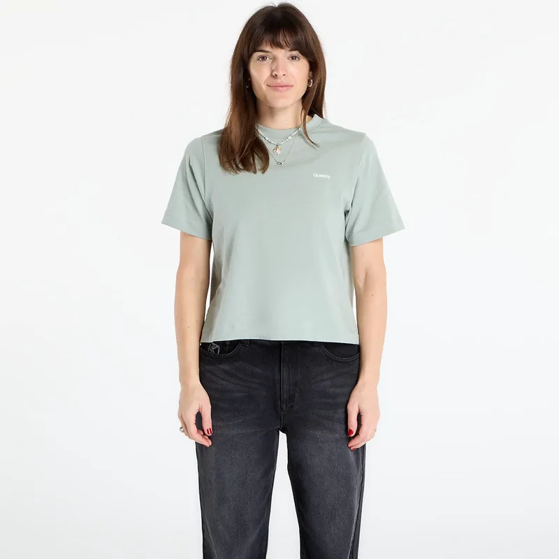 T-shirt Queens Women's Essential T-Shirt With Contrast Print Leaf XS