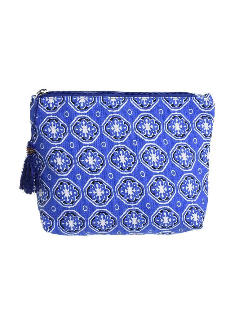 Τσαντάκι Υφασμάτινο Polycotton Μπλε ble 22x18εκ. 5-42-304-0020 (Ύφασμα: 50% Cotton-50% Polyester, Χρώμα: Μπλε) - ble - 5-42-304-0020