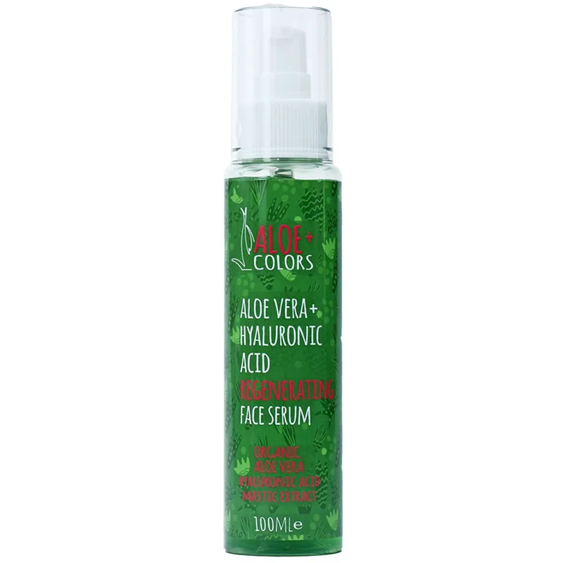 Aloe+ Colors Aloe Vera & Haluronic Acid Regenerating Face Serum Αναζωογονητικός Ορός Προσώπου με Υαλουρονικό Οξύ 100ml