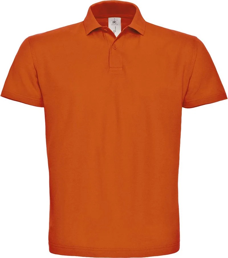 Ανδρική μπλούζα Polo Pique B & C ID.001 Πορτοκαλί