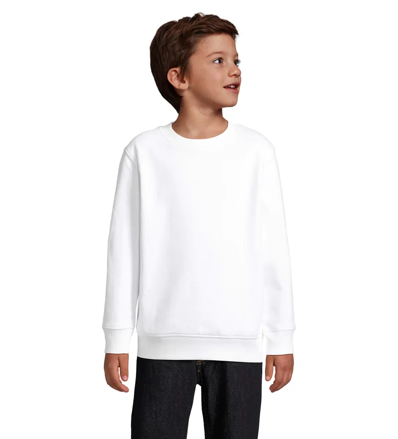 Παιδική μπλούζα φούτερ Sol's Columbia Κids - 04239 White