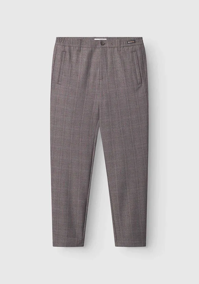 GABBA Chino Παντελόνι Monza Tinun - 11642 0079 Brown Check