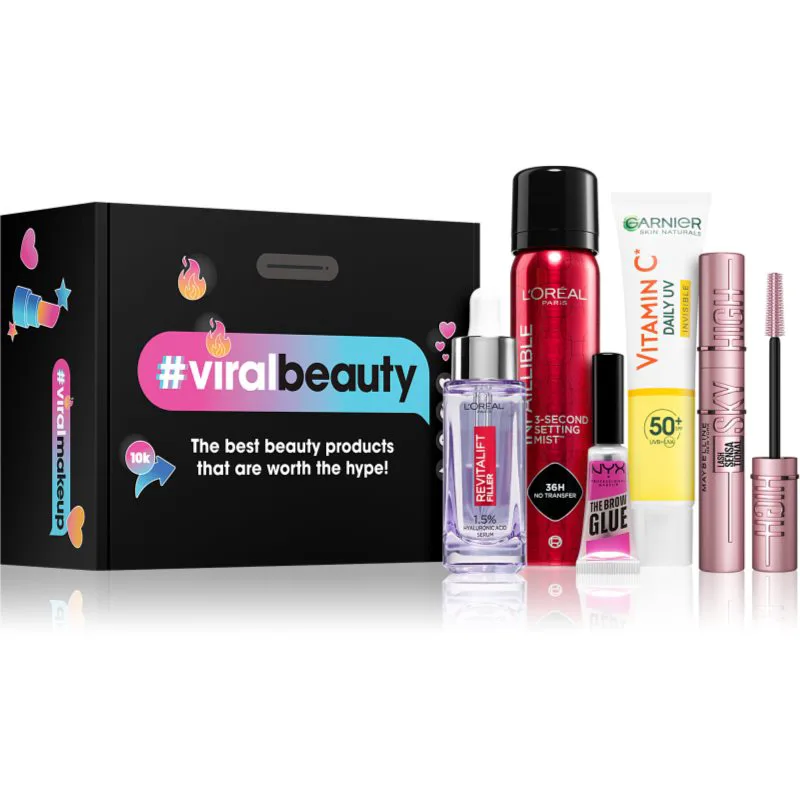 L’Oréal Paris #viralbeauty Box σετ δώρου για γυναίκες