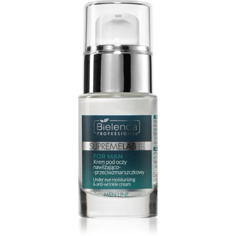 Bielenda Professional Supremelab Men Line αντιρυτιδική κρέμα για περιοχή γύρω από τα μάτια 15 ml