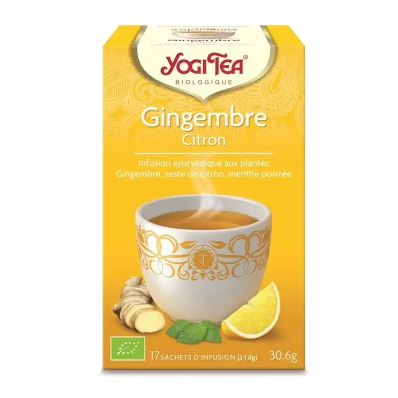 Yogi Tea Organic Ginger Lemon Infusion 17 Sachets