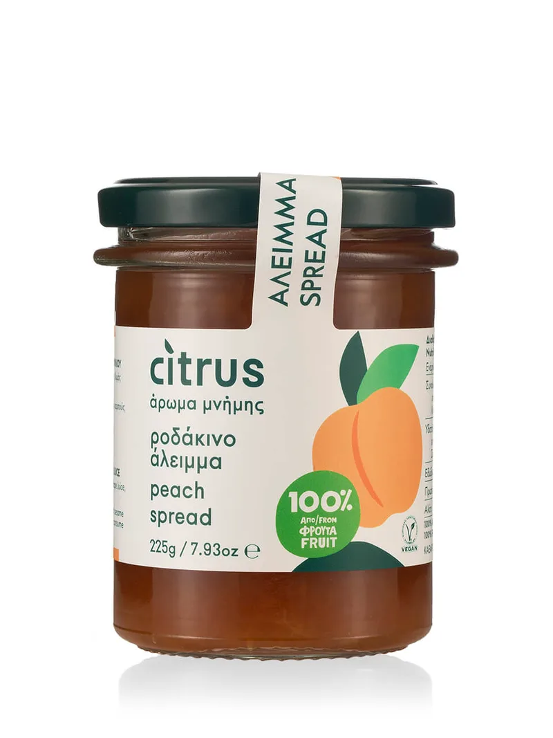 Χειροποίητο άλειμμα ροδάκινου "Citrus" 250g>