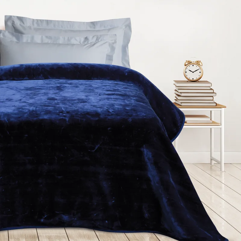 Κουβέρτα Velour Μονή 160x220εκ. Blankets 0292 Blue Das Kids (Ύφασμα: Ακρυλικό, Χρώμα: Μπλε) - Das Home - 420577710292
