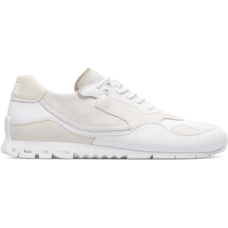 CAMPER Nothing - Sneakers Για Γυναικεία - Λευκό,Μπεζ, Μέγεθος 39, Cotton fabric/Smooth leather