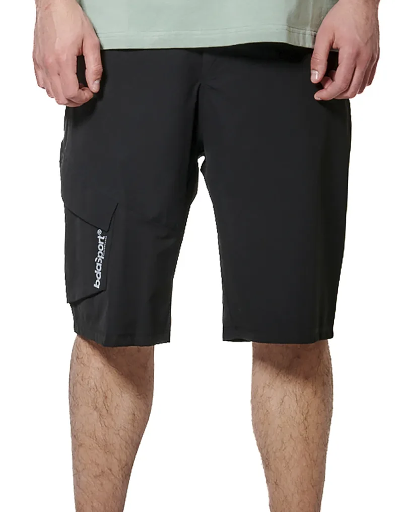 BODY ACTION MEN''S HIKING SHORTS 033621-01-BLACK Black