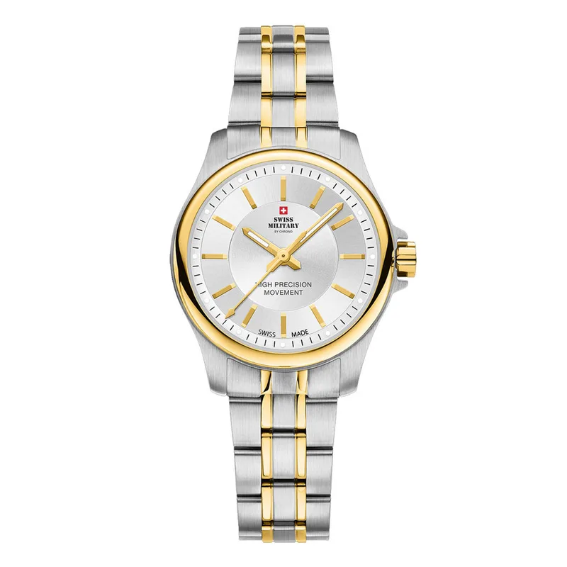 SWISS MILITARY By Chrono Two Toned Stainless Steel Bracelet SM30201.05
