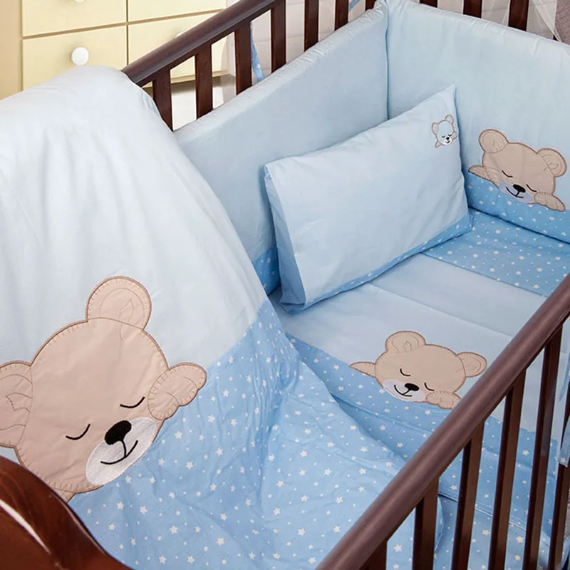 Σετ Προίκα Κούνιας 3τμχ Dimcol Sleeping 13 Blue