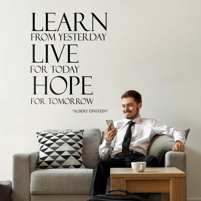 Αυτοκόλλητο τοίχου LEARN LIVE HOPE