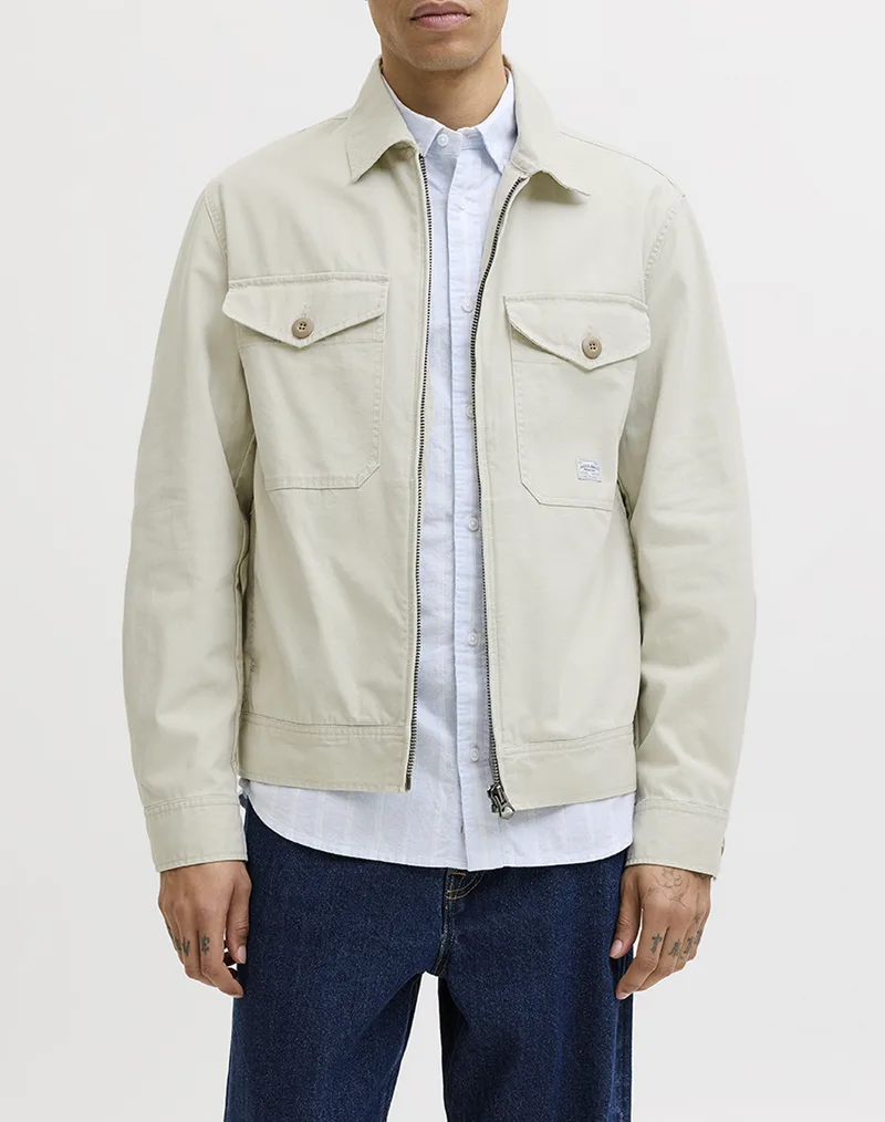 JACK&JONES JPRBLUJADEN JKT 12291882-Moonstruck Cream