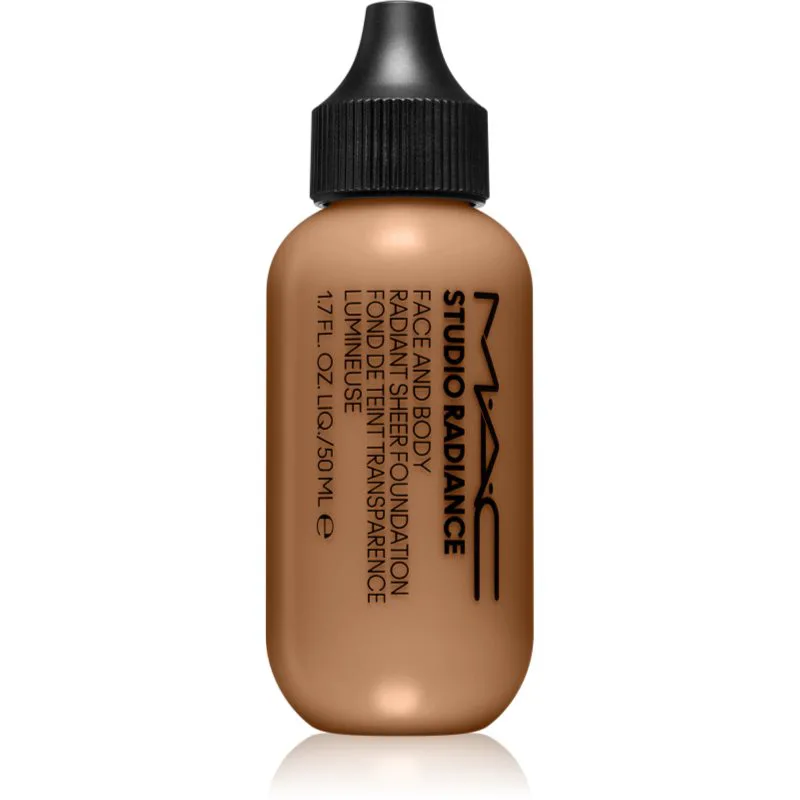 MAC Cosmetics Studio Radiance Face and Body Radiant Sheer Foundation Φωτεινό μακιγιάζ για πρόσωπο και σώμα απόχρωση N5 50 ml