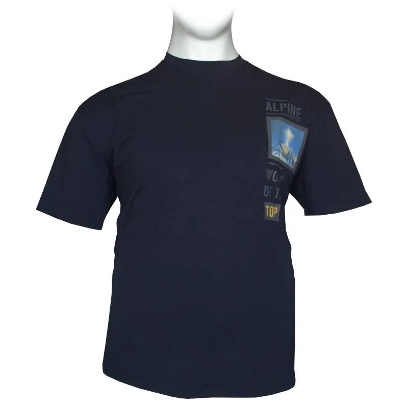 Μακό pennie T-shirt "Alpine" by Leo collection - Dark Blue