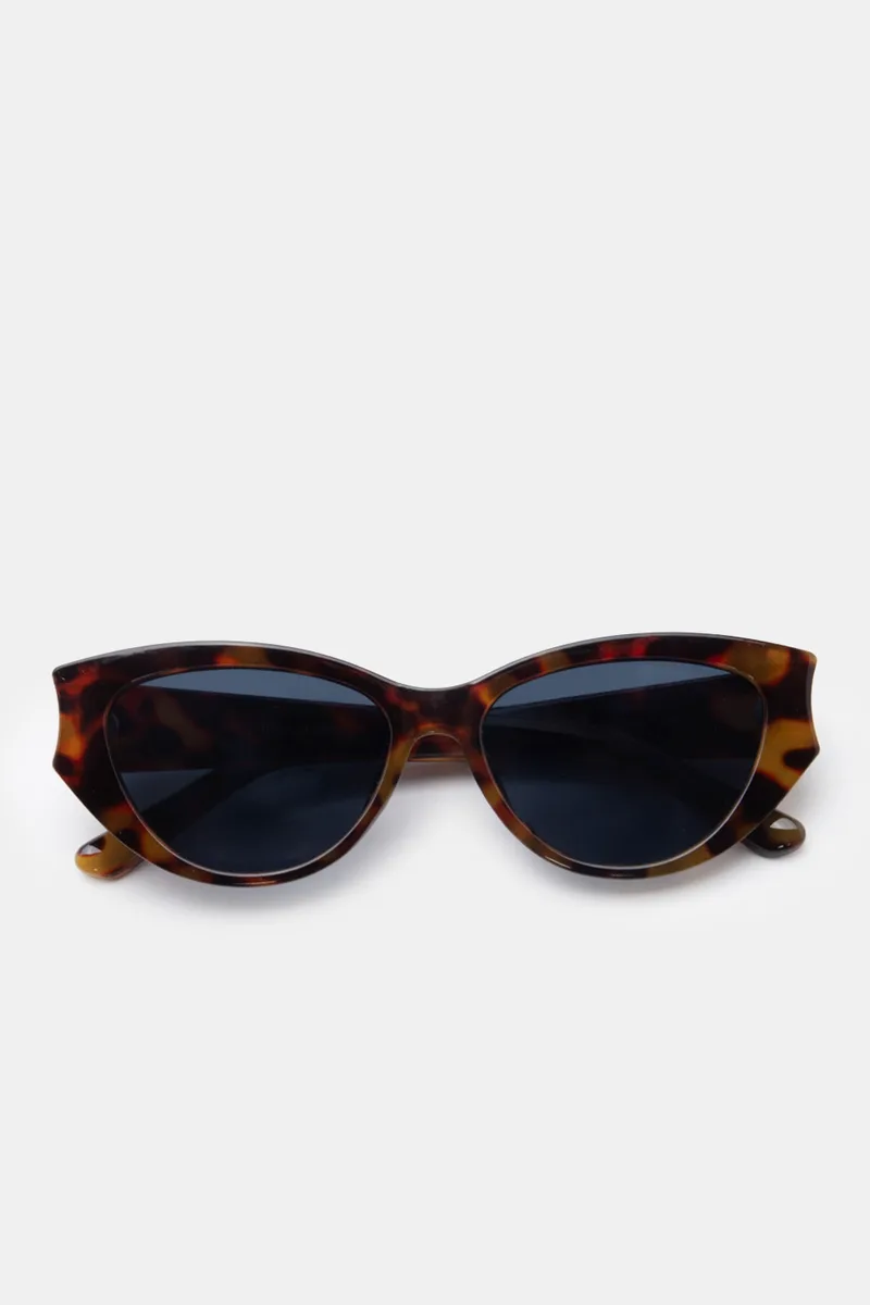 Γυαλιά Ηλίου Modern Winged Glam Look - Animal Print