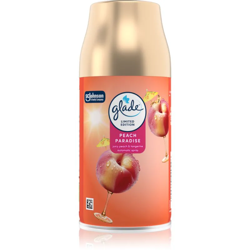 GLADE Automatic Peach Paradise αυτόματο αποσμητικό χώρου ανταλλακτικό 269 ml