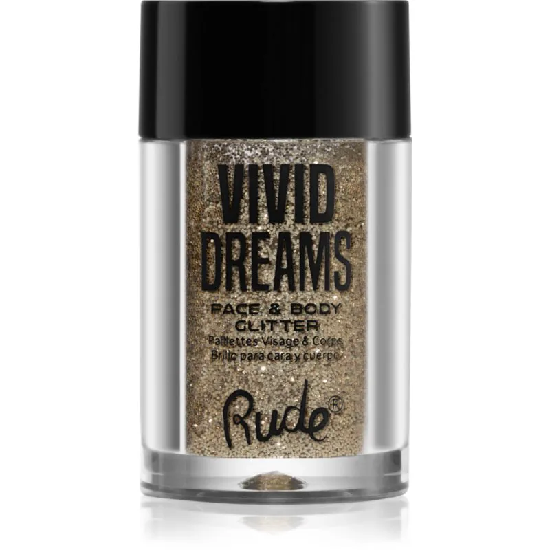 Rude Cosmetics Vivid Dreams Γκλίτερ για το σώμα και το πρόσωπο απόχρωση Visionary 2.7 γρ