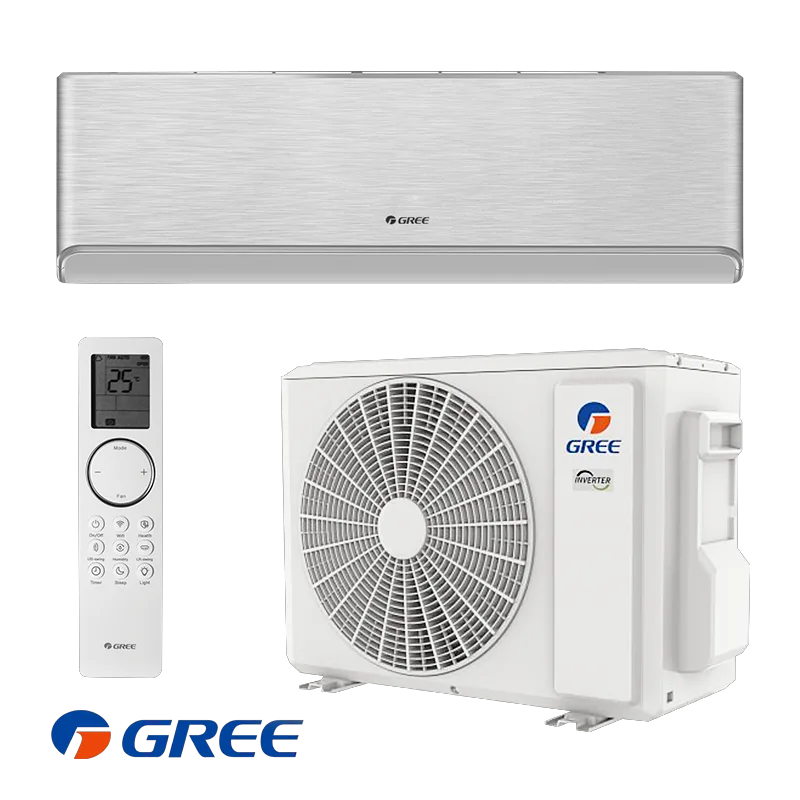 Inverter κλιματιστικό Gree Airy GWH24AVEXF-K6DNA1A - ασημί