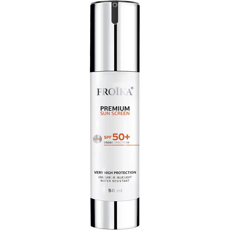 Froika Premium Sun Screen UVA Spf50+ Αντιηλιακό Προσώπου Ευρέως Φάσματος Πολύ Υψηλής Προστασίας με Αντιγηραντικές Ιδιότητες 50ml