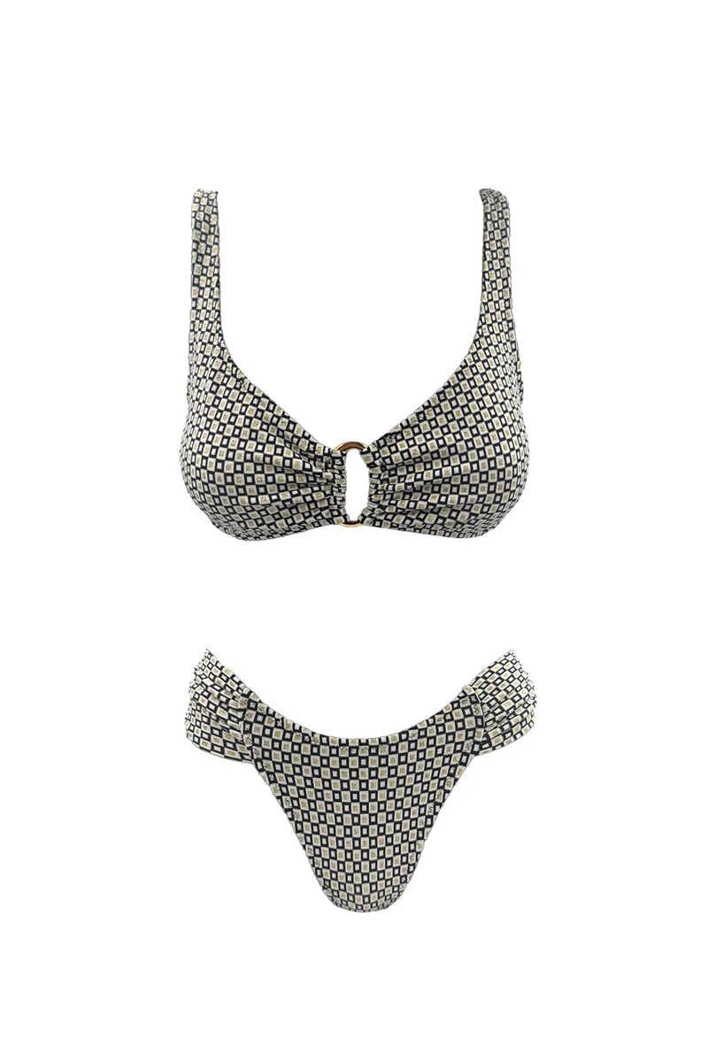 Emma Swimwear σετ γυναικείο μαγιό μπικίνι "Riviera D Cup" - EMMA 920 Εκρού