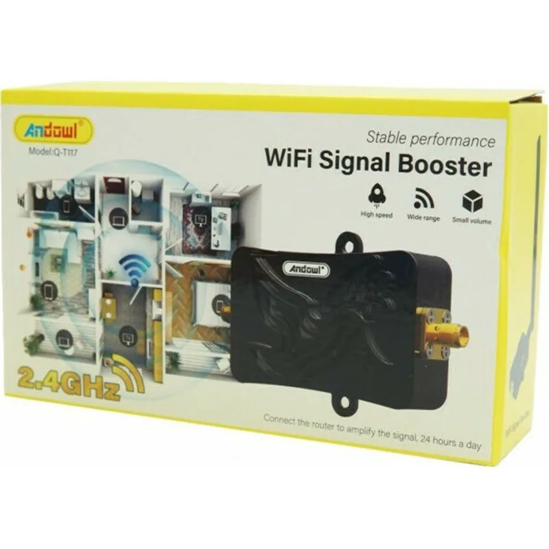 Andowl Ενισχυτης Σηματος WiFi 2.4ghz Ενίσχυση Κεραίας WiFi 2.4ghz Q-T117 Q-T117