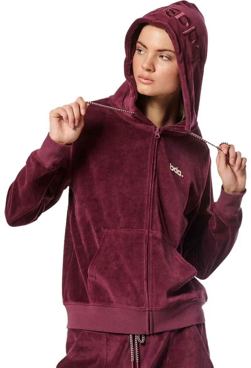 Ζακέτα Body Action Velour Hoodie 071319-13 Γυναικείο