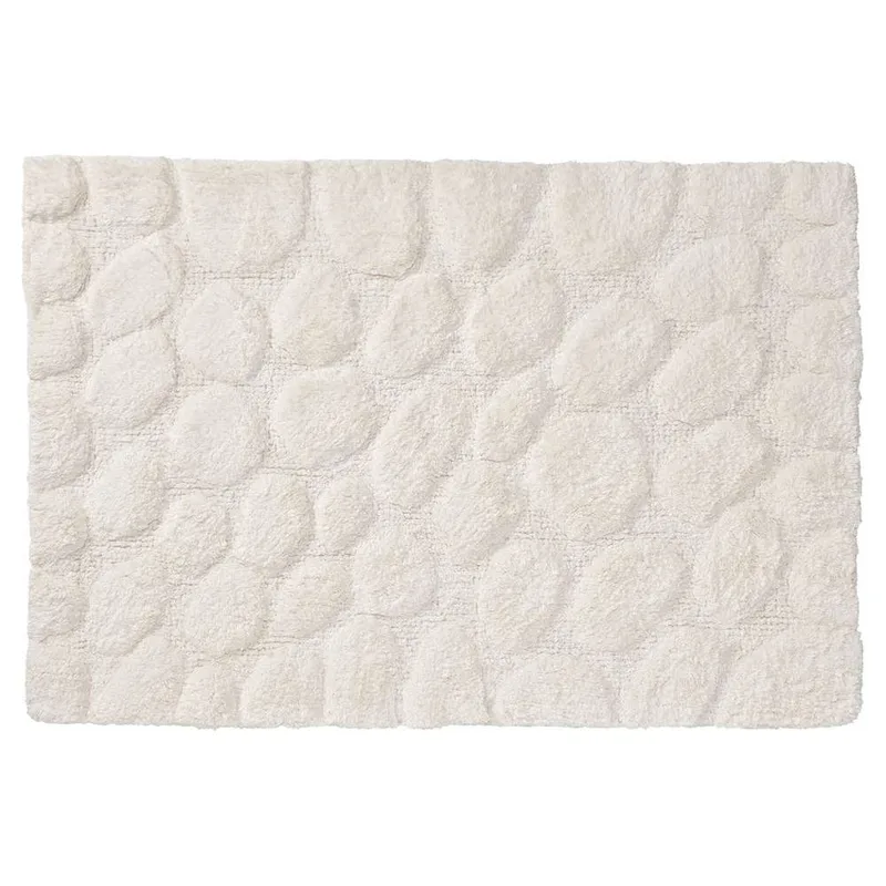 Ταπέτο Μπάνιου Βαμβακερό 60x90εκ. Pebbles Ivory Sealskin 294413610 (Ύφασμα: Βαμβάκι 100%, Χρώμα: Ιβουάρ) - sealskin - sl-294413610
