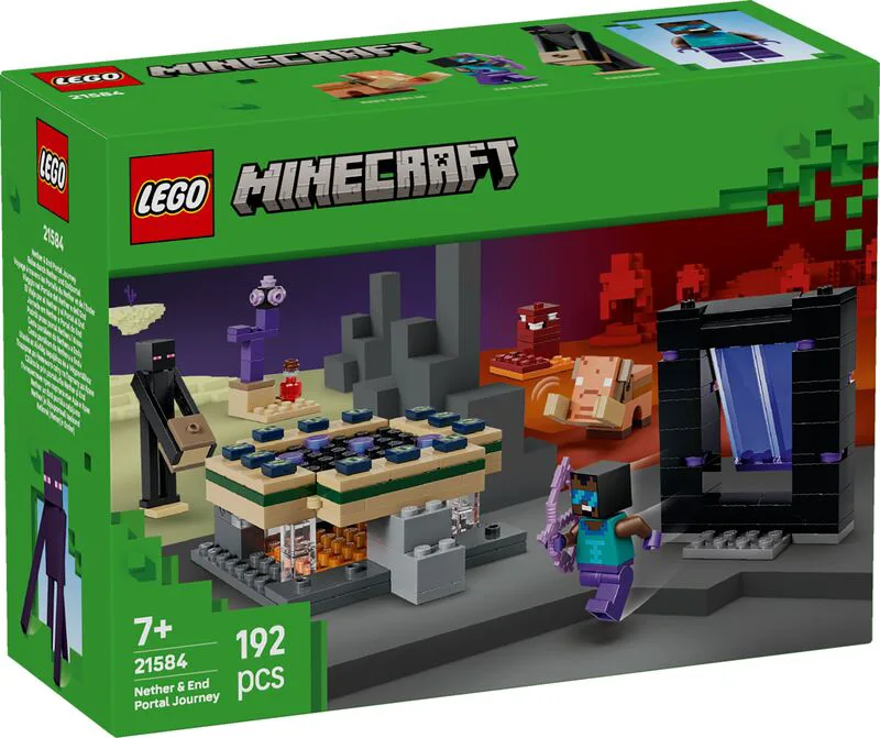 LEGO® Minecraft Nether & End Portal Journey (21584)