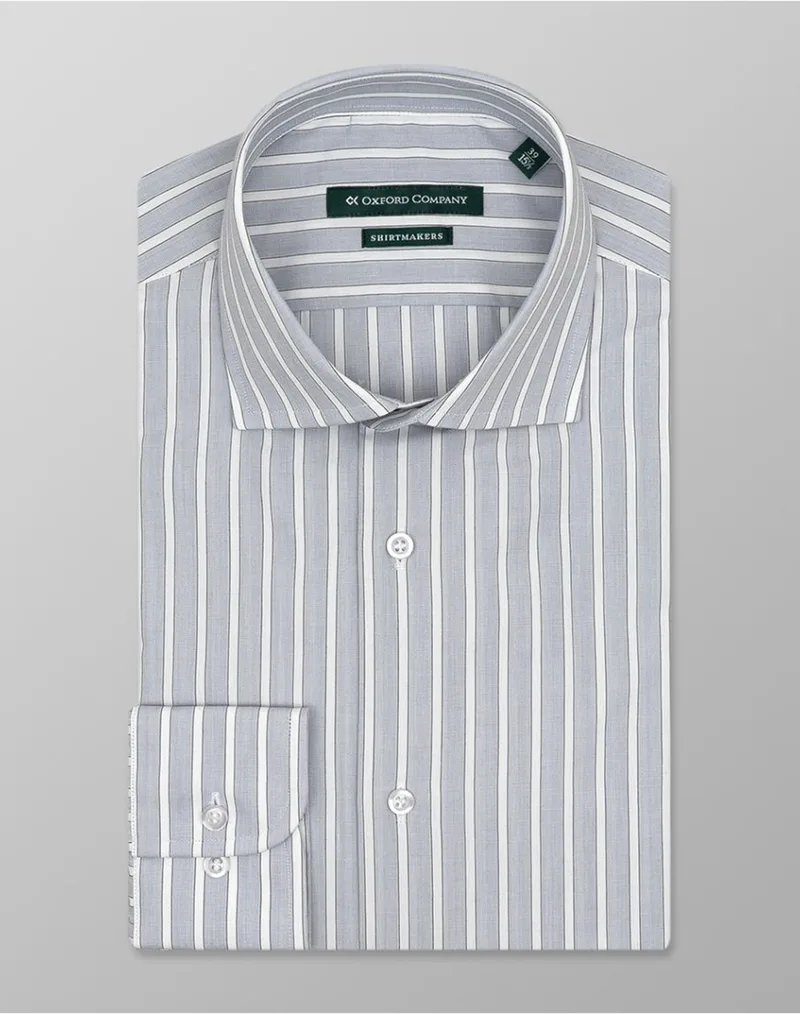 OXFORD COMPANY CLUB 100%BAMBAKI ΥΠΟΚΑΜΙΣΟ M322NRZ20.02-02 LightGray
