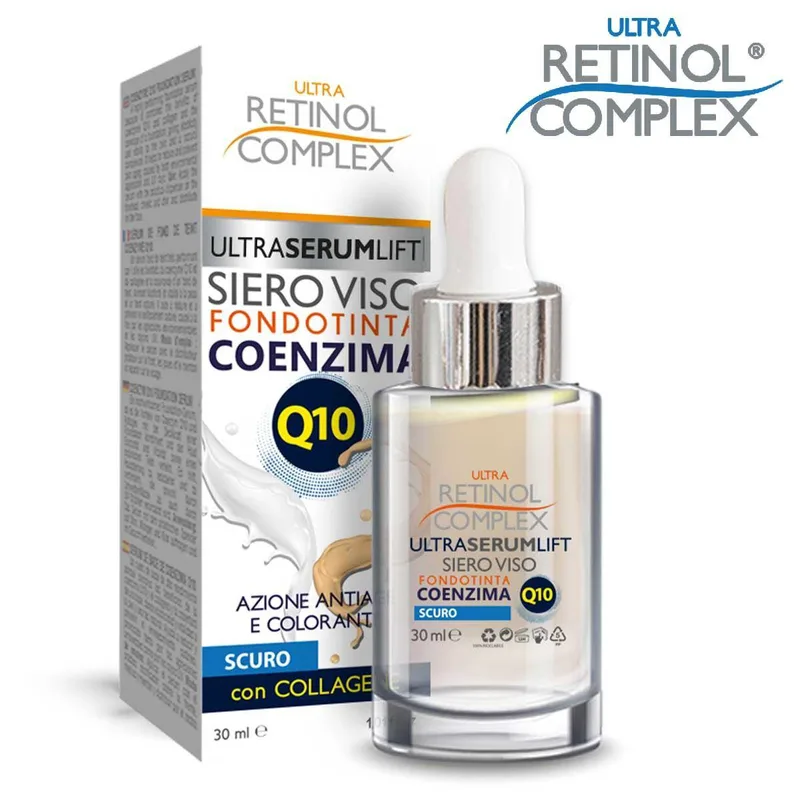 Retinol complex face serum foundation coenzyme q10 dark 30 ml