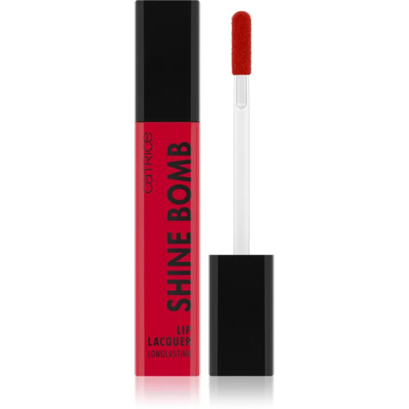 Catrice Shine Bomb μακράς διαρκείας ρευστό κραγιόν απόχρωση 040 About Last Night 3 ml