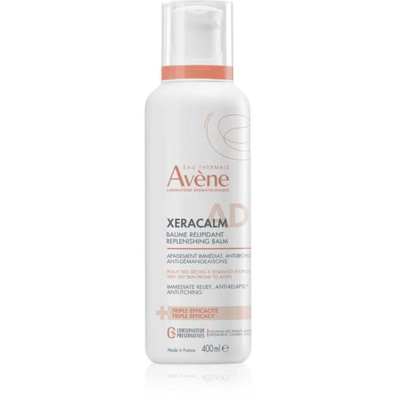 Avène XeraCalm A.D. Lipid-Replenishing Balm βάλσαμο αναπλήρωσης λιπιδίων για πολύ ξηρό ευαίσθητο και ατοπικό δέρμα 400 ml
