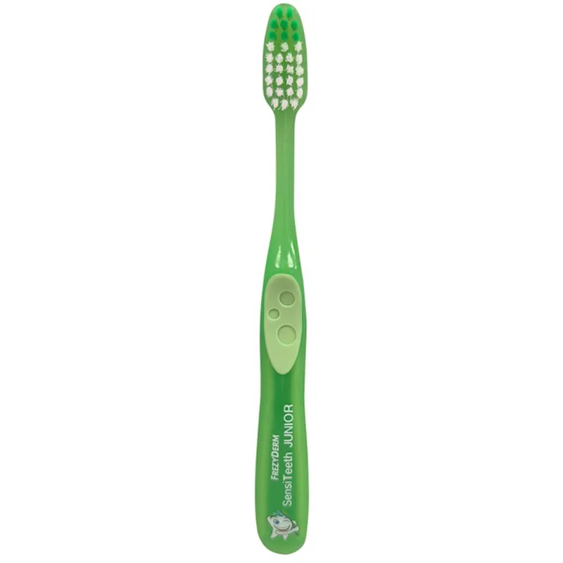 Frezyderm SensiTeeth Junior Toothbrush Soft Μαλακή Οδοντόβουρτσα για Παιδιά 1 Τεμάχιο - Πράσινο